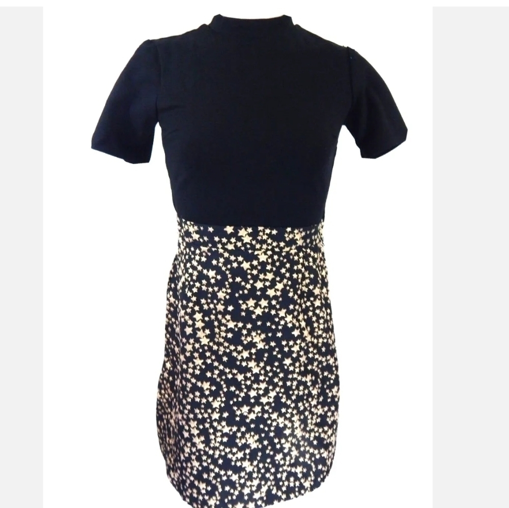 Modcloth A Leading Delight Star Jacquard‎ Dress